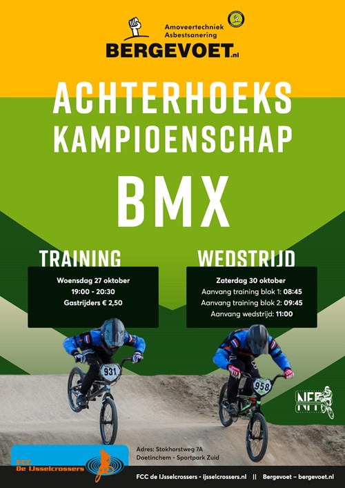 Bergevoet Achterhoeks Kampioenschap BMX op 30 oktober 