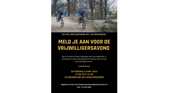 Meld je aan voor de vrijwilligersavond!